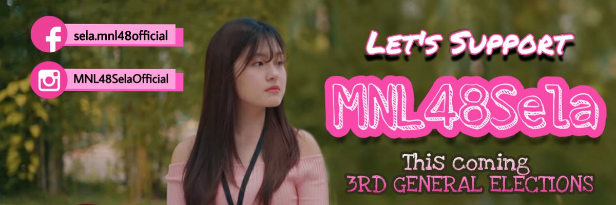 grasyakalat's tweet photo. Let's support MNL48Sela this coming 3rd general elections and y'all free to use this header po π ^_^
#MNL48Sela π₯
#CenterFlight
#Selaphims https://t.co/oK1ssbqAT1