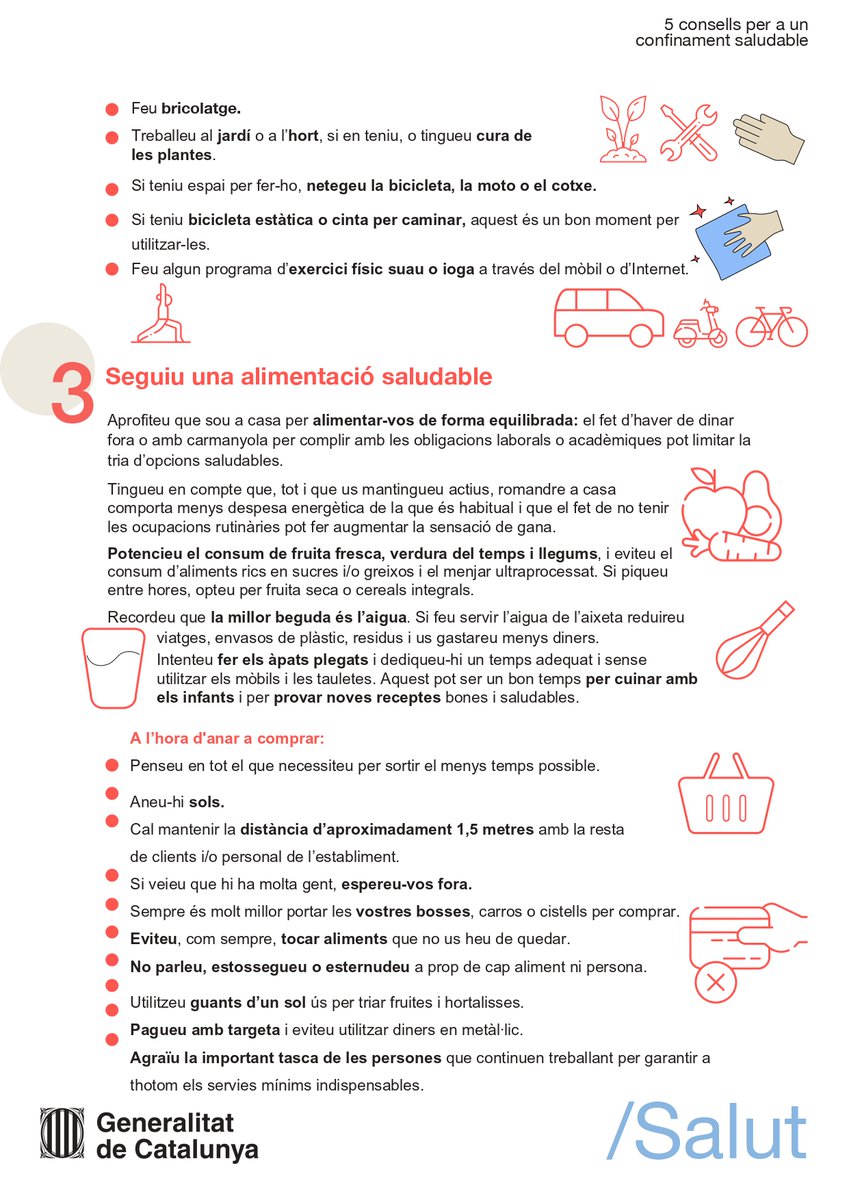 salutcat's tweet photo. El fet de romandre a casa 🏠 durant un llarg període de temps pot alterar els hàbits de vida i crear cert malestar psicològic 😶

👉 Seguir aquests consells us pot ajudar a fer l’estada més agradable! #JoActuo

📲 https://t.co/u2n607OB0l https://t.co/NCZQ6lycFT