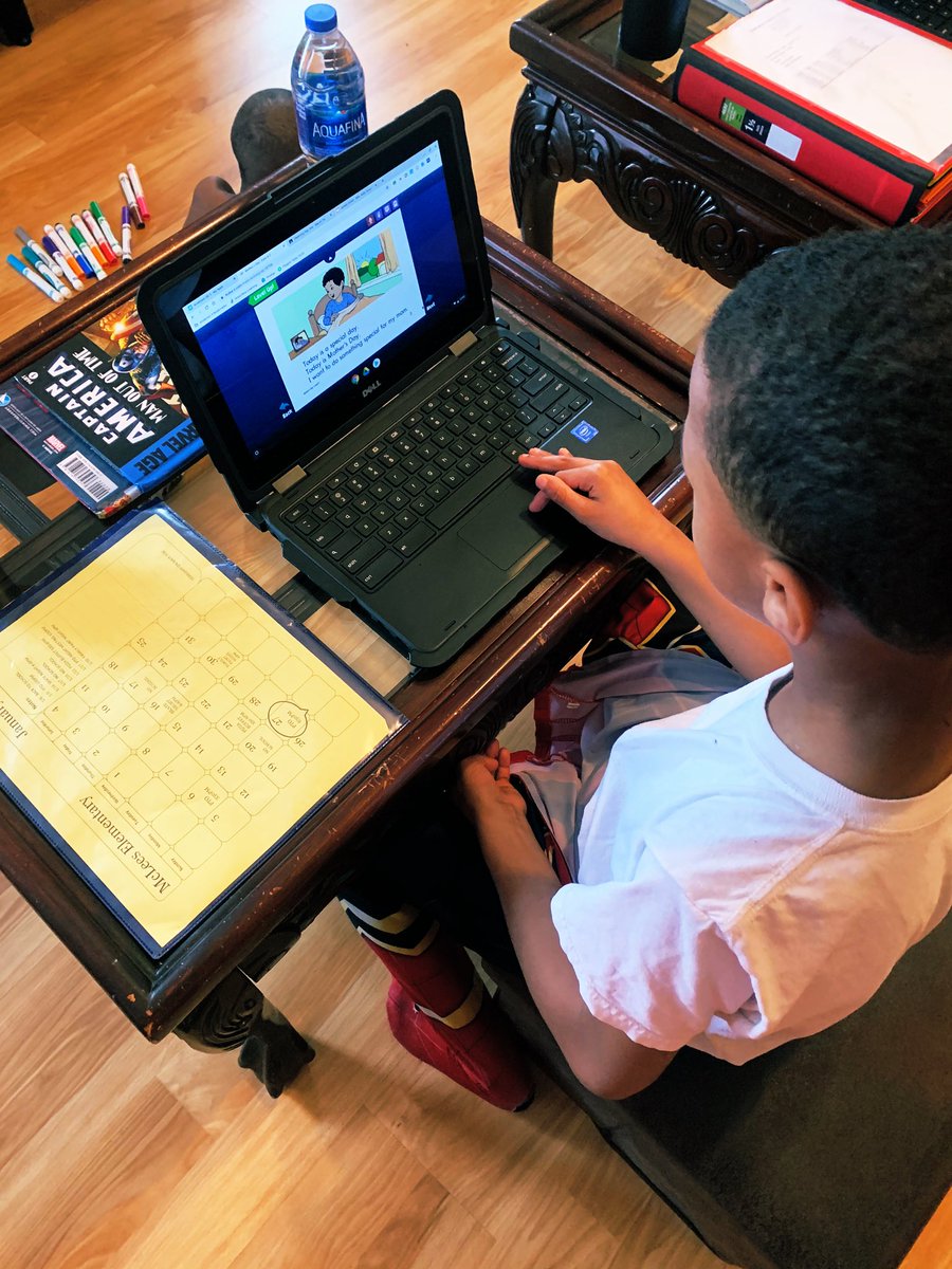 DanaeAcker's tweet image. Me: How do you learn best?
Him: Can I wear my costume and sit at a small table? 
Me: Sure!
#A5elearning #remotelearning #vision5 @a5disteam @AndersonFive