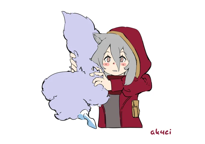 yabai, nigerundayo
a friend said, 'what if red hug provence tail, and it fell'
#Arknights
#アークナイツ 