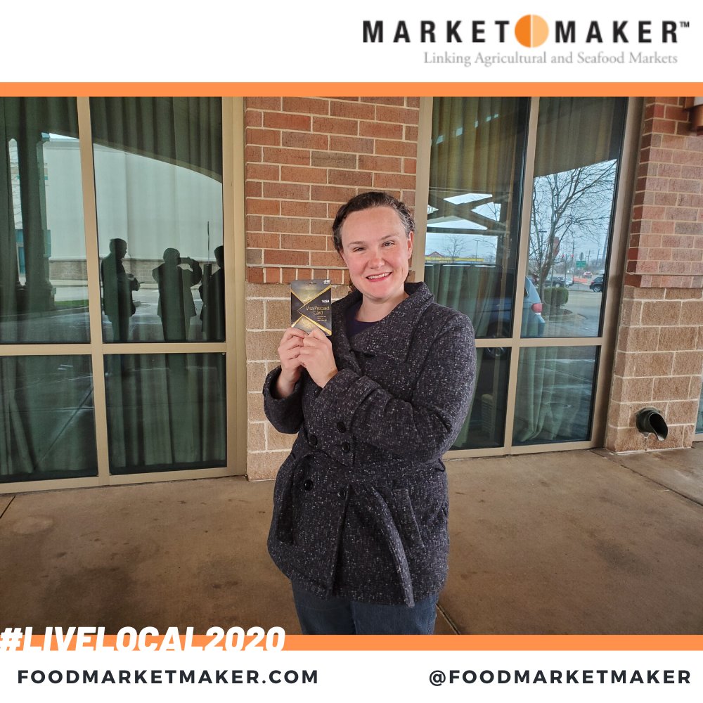 FoodMarketMaker's tweet photo. Congratulations to Kathryn Diaz of Springboard Market in Peoria, Ill. for winning our raffle at last week's #LiveLocal2020! https://t.co/iASeE21PI0