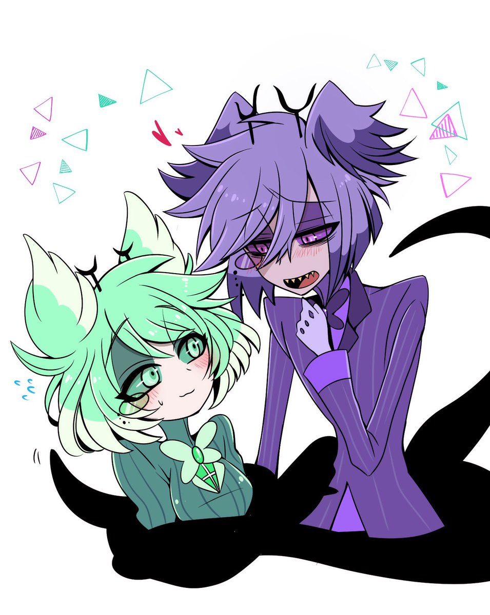 「ふにゃさん(@hazbinfunya )の??の3P?と4P?を描かせて頂きまし」|midou.🥐【5/3🥓】🦈のイラスト