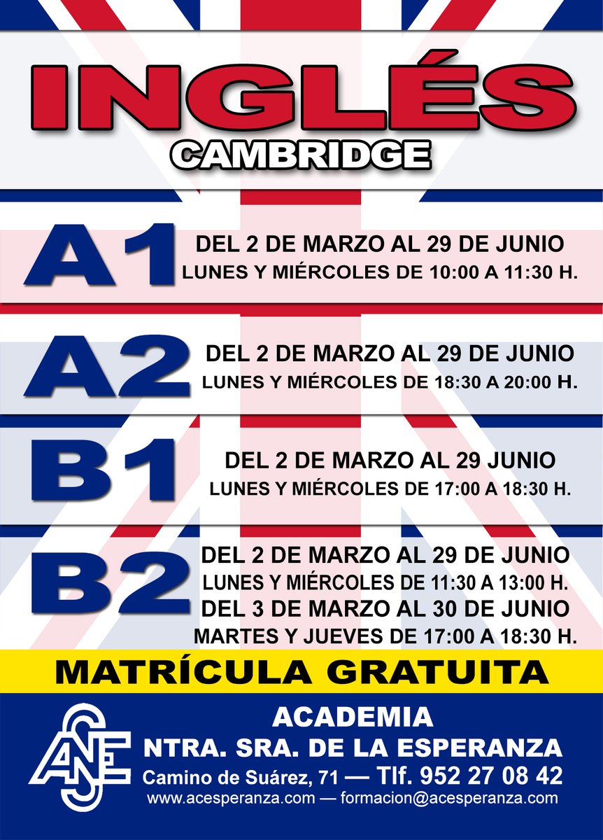 Can you speakEnglish? Nosotros te ayudamos con el inglés en todos los niveles. ¿ A qué estas esperando? #ingles #acesperanza #cursos