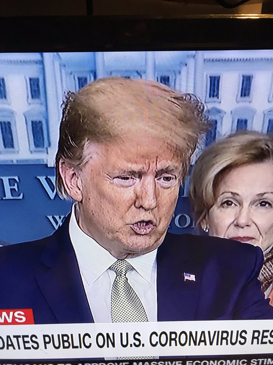 InterruptedSue's tweet image. Omg he’s less orange and he sounds coherent.