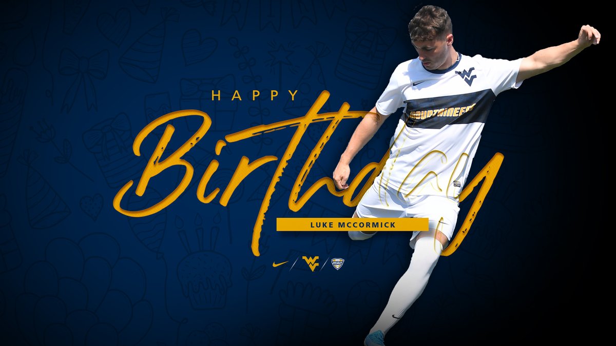 Happy birthday to Luke McCormick! Luke's freshman year included a team-leading 9⃣ assists and the game-winning goal in the MAC Championship Game!

#HailWV