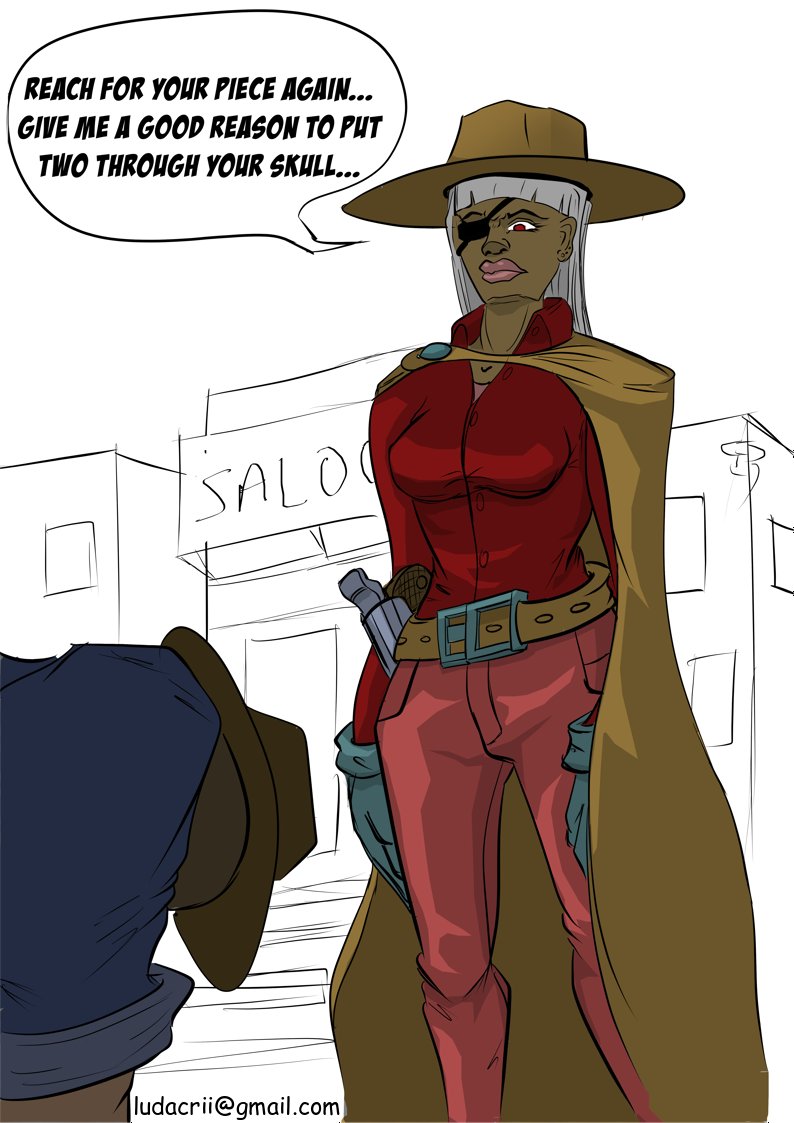 morbiOne's tweet photo. "quick draw.... No pun intended? 😰"  #femmefatale #cowgirl #wildwest #cowgirlsandindians #cowboy #gunslinger #bloodstained #revenge #howthewestwaswon #quickdraw #warmup https://t.co/NocwblHuVF
