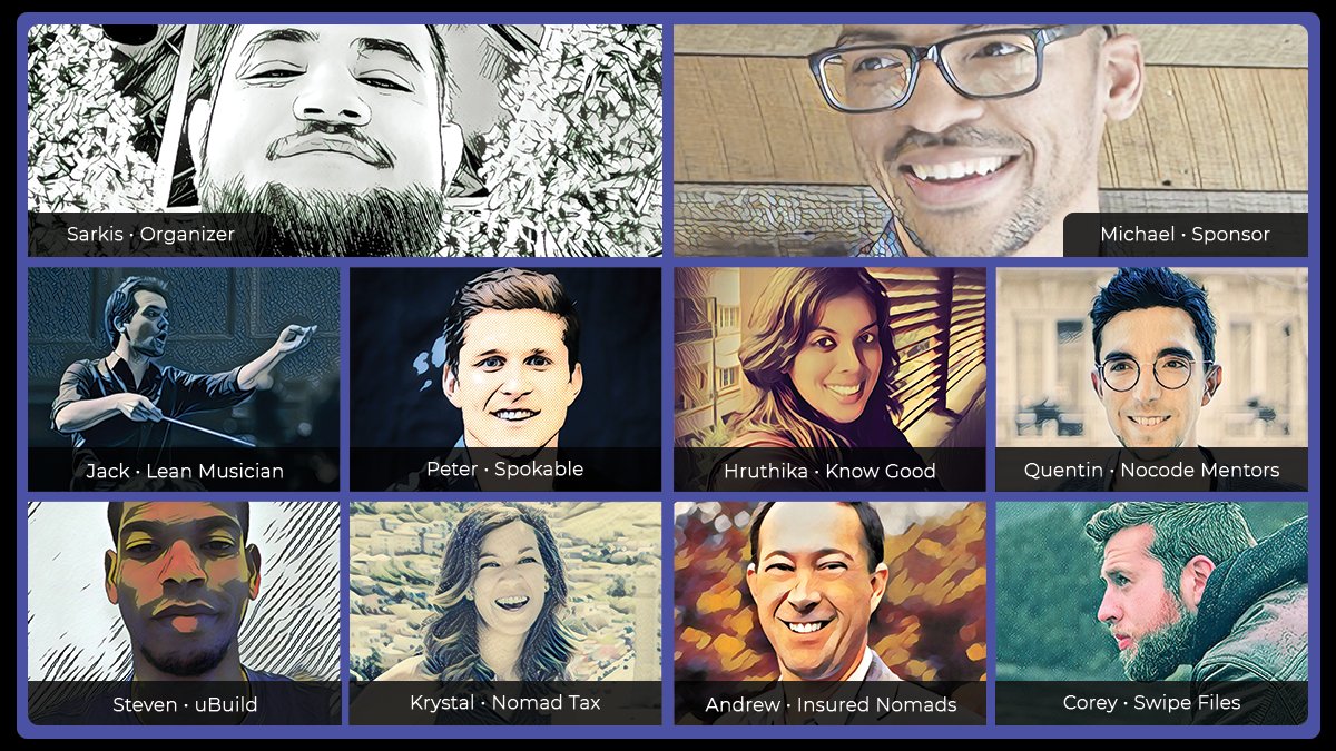 memberstack's tweet photo. We're proud to be sponsoring the @NocodeRumble this month — an online event where 8 makers are creating 8 products in 4 weeks with @SarkisBuniatyan.

They're generously sharing their journey building with #NoCode tools via YouTube &amp; livestreams: https://t.co/0JSsFpy0rJ https://t.co/gidXXQ1SQY