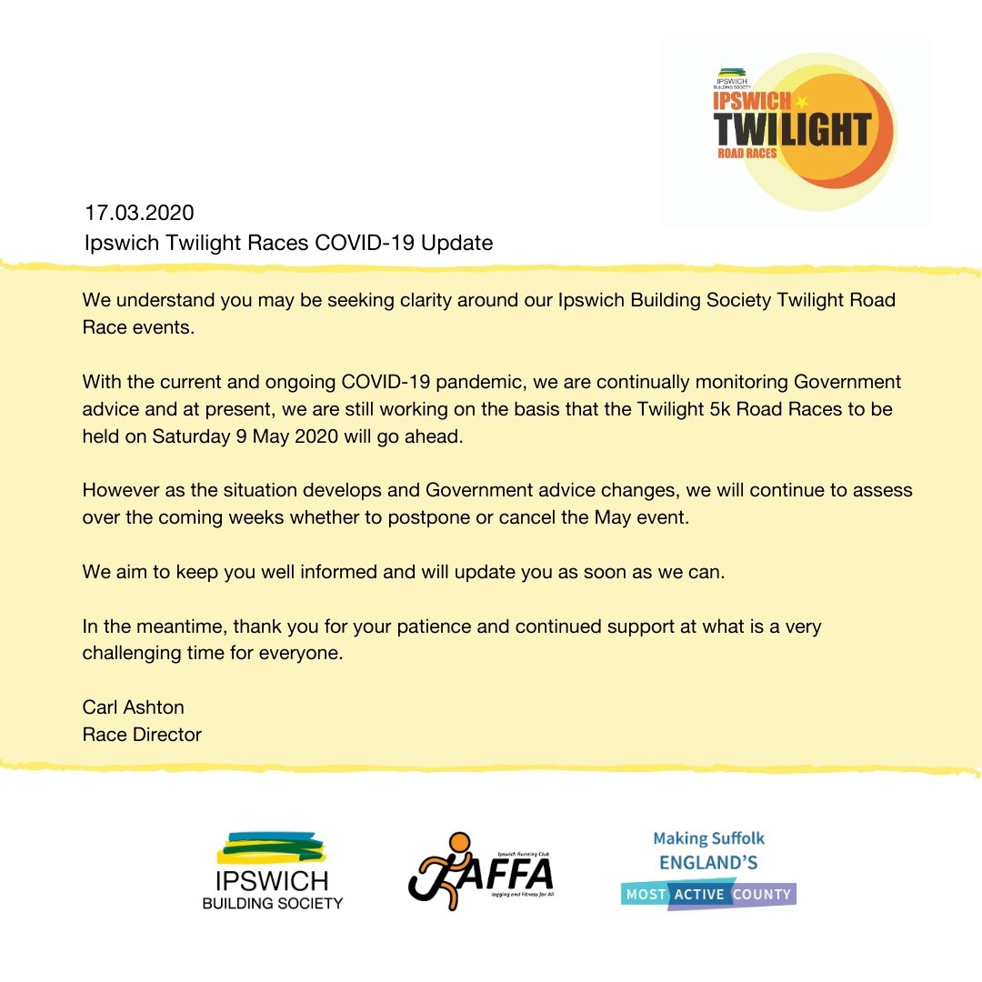 Statement in relation to #covidー19uk