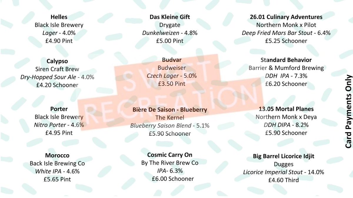 SweetRecDraft's tweet image. T U E S D A Y // T A P S