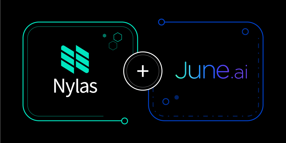 Nylas has acquired <a href="/Junedotai/">June.ai</a>! Learn more about the exciting new features coming to our platform soon: buff.ly/2ITfnqO #AI #ML #email