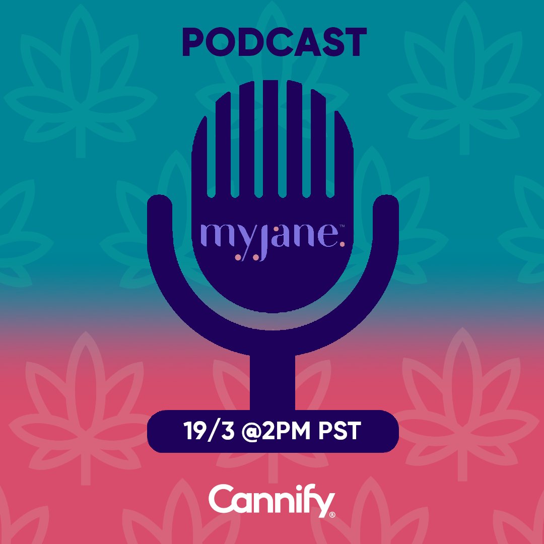 CannifyUS's tweet photo. #Cannify's founder Dr. Linda Klumpers will be talking about #Cannabis and #Science in the MyJane #podcast, which will be broadcasted live at 2PM PST on March 19. Link: https://t.co/srG1Si0EXQ #education #cannabisindustry #THC #CBD https://t.co/2uTtEl4DvV