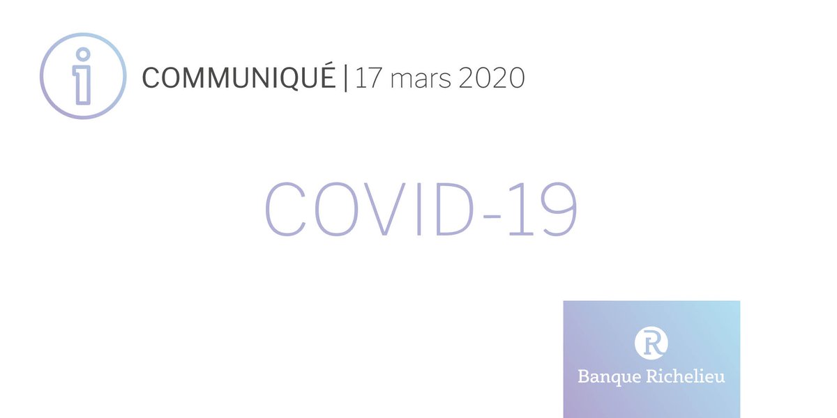 [⚠️#COVID19] Nous avons pris les mesures nécessaires pour assurer la continuité de nos services en toute sécurité. Notre plan de continuité d’activité a été déclenché, nos locaux sont fermés au public et nos collaborateurs travaillent à distance. Vos contacts restent joignables.