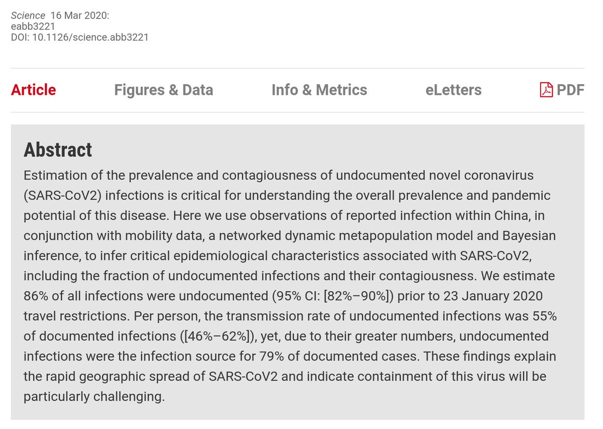 Authorities say don't wear a mask unless you're sick but DO wear a mask if you are. How are you supposed to know? Plus, see key paper: many have mild, undetected illnesses but are infecting others. Universal mask wearing *would* have helped. Painful truth is we don't have enough.