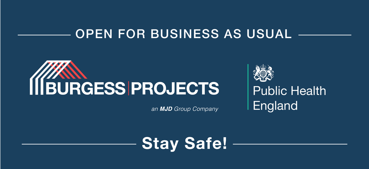 BurgessProjects's tweet image. OPEN FOR BUSINESS AS USUAL

In light of the ever-developing situation regarding the COVID-19 outbreak, Burgess Projects would like to reassure our customers that we are still open as usual for business.

We will do everything we can to support our customers and staff.