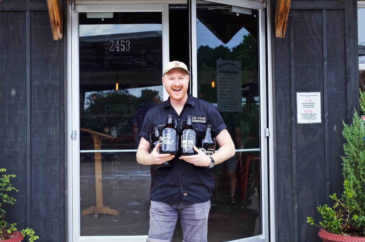 True Vine Brewing (@truevinebrewing) on Twitter photo Weird times. We’re open at both locations all week if you need a beer. We also have options for call ahead and email ahead beer to-go orders. 903-600-0124 and events@truevinebrewing.com. Quarantine is better with beer. Weird times. We’re open at both locations all week if you need a beer. We also have options for call ahead and email ahead beer to-go orders. 903-600-0124 and events@truevinebrewing.com. Quarantine is better with beer.