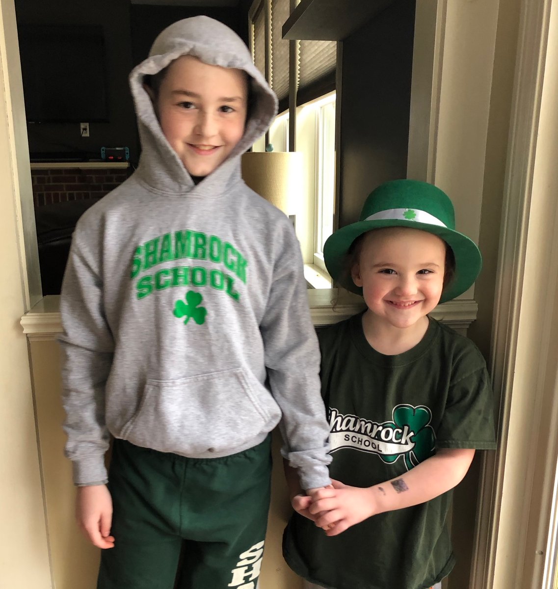 M Spol (@lopsm) on Twitter photo We might be stuck at home but we're still celebrating shamrock pride! 🍀🍀🍀 @MissOMeliaGr4 <a href="/WPS_Shamrock/">ShamrockSchoolWoburn</a> We might be stuck at home but we're still celebrating shamrock pride! 🍀🍀🍀 @MissOMeliaGr4 <a href="/WPS_Shamrock/">ShamrockSchoolWoburn</a>