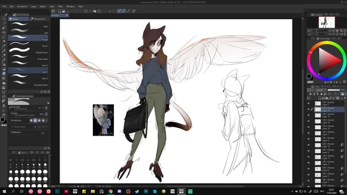 okay I was trying to create a hazbin sona, but I'm lazy as always 