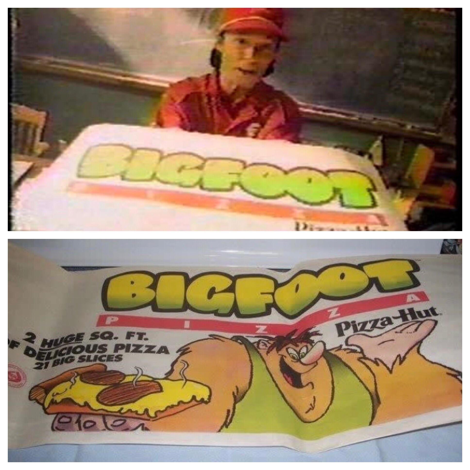 Pizza Hut's BigFoot Pizza
