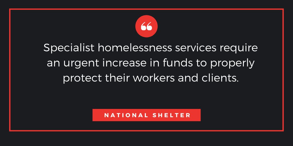 People  in homelessness may be in temp acccom with shared facilities, sleeping rough, couch surfing and at higher risk, how will they self isolate if infected? More $ for homelessness services are required ⁦<a href="/ScottMorrisonMP/">Not ScoMo</a>⁩ ⁦<a href="/JoshFrydenberg/">Josh Frydenberg</a>⁩ ⁦<a href="/LukeHowarthMP/">Luke Howarth MP</a>⁩