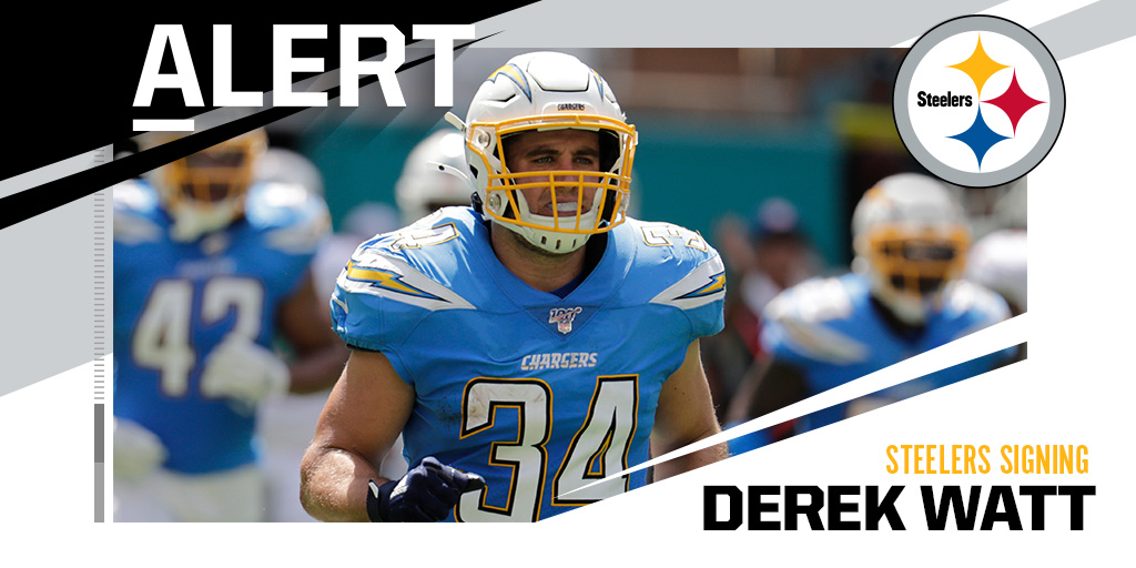 derek watt steelers jersey