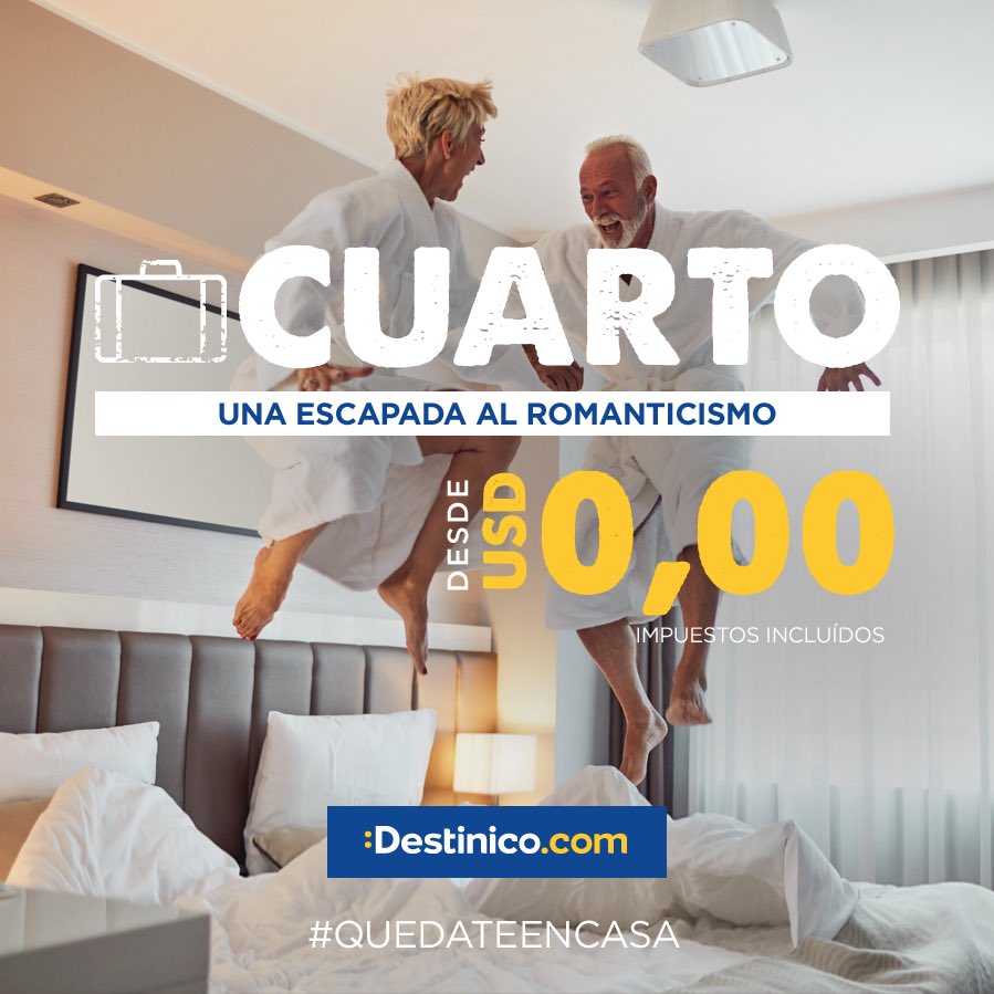 destinicocom's tweet photo. Esta oferta es para ti!
Cuídate y cuida a los demás, #quedateencasa

No te pierdas estos destinos, muy pronto estaremos viajando juntos nuevamente ✈️

#destinico #vasaviajar
#quedatencasa #yomequedoencasa #cuarentena #coronavirus #coronavírus #coronavirusmemes #quedateentucasa https://t.co/IIcoaODGRn