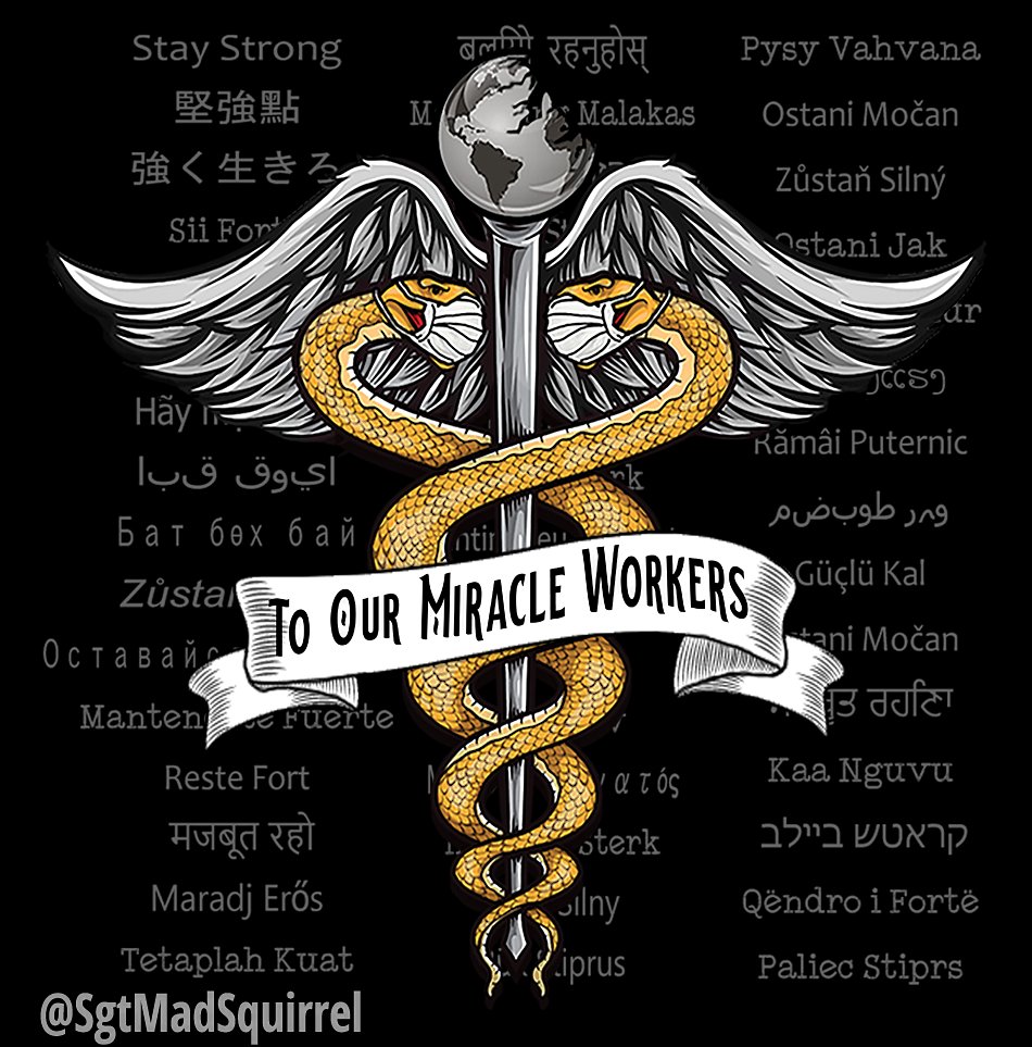 ThatMadSquirrel's tweet image. To Healthcare Workers around the Globe: Thank you for all that you do, stay safe and stay strong.💚
#ThankYouHealthWorkers #coronavirus
