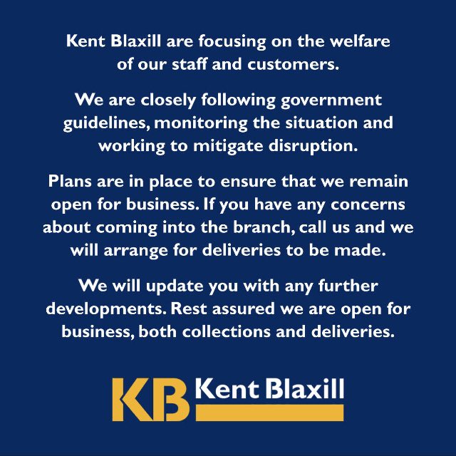Business as usual - collection or delivery