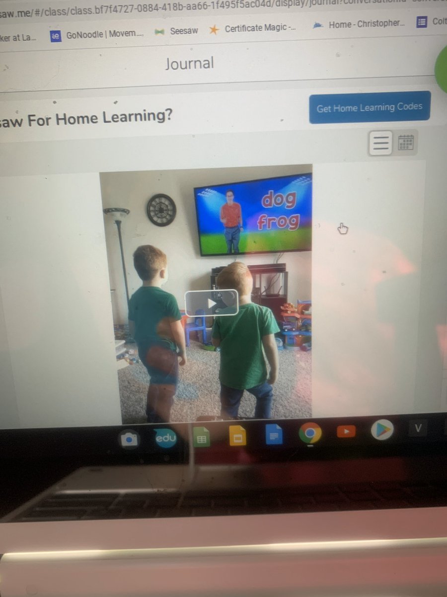 KaneCFES's tweet photo. Home learning is a HUGE task, but these kinders are making me smile with all of their hard work in just Day 1!!!! #rhymemovement #seesaw #homelearning #computationalfluency #morningmessage #coltspride #cfes https://t.co/TsAUL1ANf9