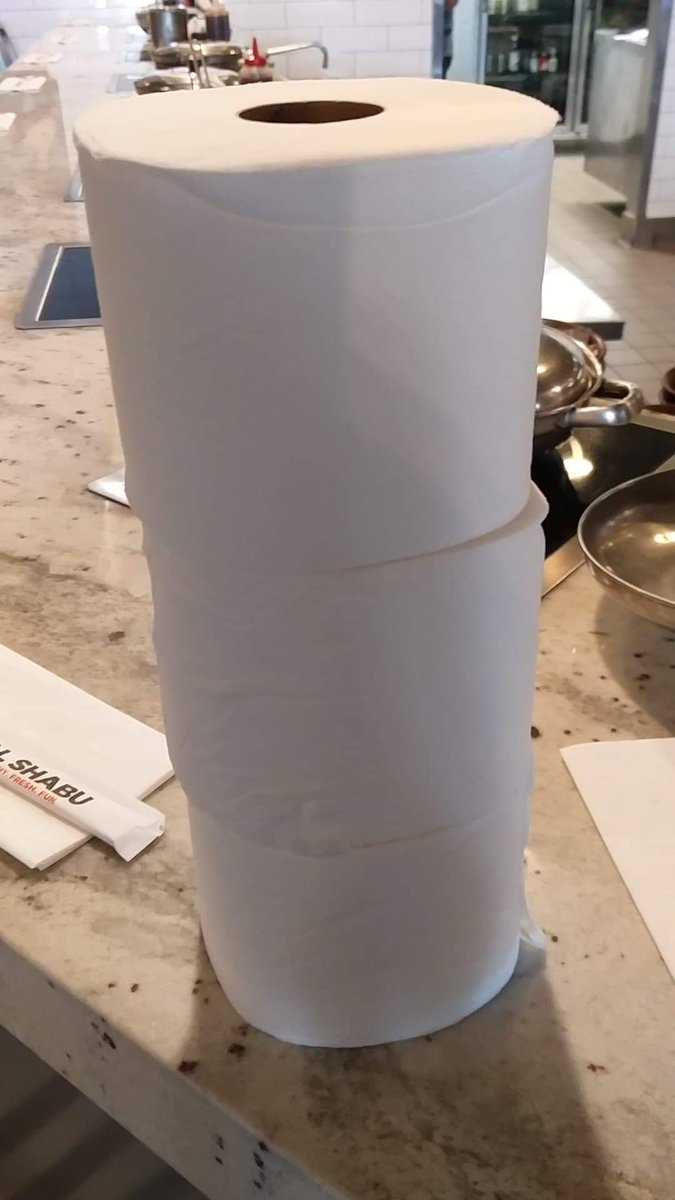 PureZhun's tweet photo. We legit ran out of toilet paper already because we couldn't get any at the stores. Strangers overheard us and ran to their cars and gave us some. 😭 https://t.co/Ff8jcQk1qI
