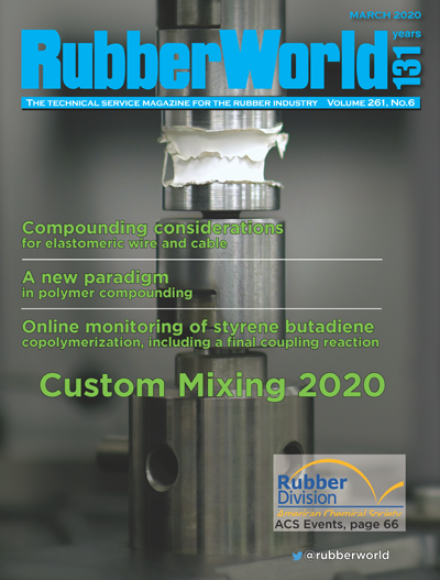 rubberworld's tweet photo. Rubber World's March issue is now online: https://t.co/CL2MoY5FVk
Issue focus: Custom Mixing and Compounding
Not a subscriber? Register for a free subscription on our website: https://t.co/NJ9PlO9Wvq
#custommixing #compounding https://t.co/iBdbCQxgbD