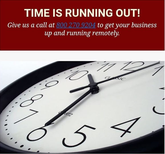 OptimaComm's tweet photo. NYC TIME IS RUNNING OUT! Get your business up and running remotely asap and work from home today !!!!!
1-800-270-9204 #optimacommunications #avaya #ipphone #remoteaccess #smallbusiness #avaya #workfromhome #workremotely https://t.co/fPPrp8x79a