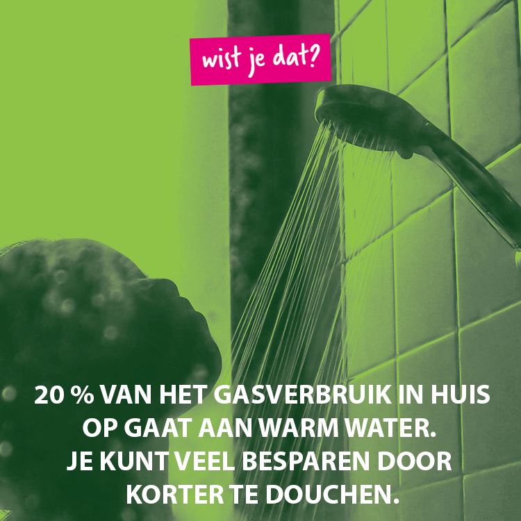 Bespaartip voor de douche: Douche 5 minuten. Neem een leuke douchetimer of coach die je helpt herinneren om maximaal 5 minuten te douchen.

#yesc #youngenergysocietychallenge #energietransitie #klimaatverandering #wistjedat #klimaatfeitjes