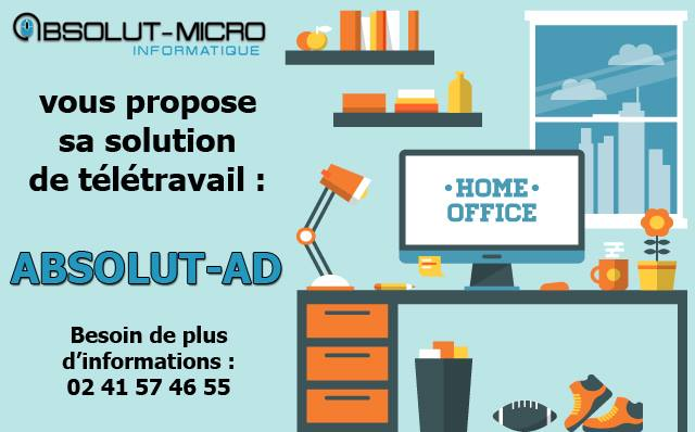 AbsolutMicro's tweet photo. 📌 Que vous soyez artisan, profession libérale, en TPE/PME il est encore temps de passer au télétravail et dans 90% des cas on peut vous installer le système à distance 😉

Alors, vous attendez quoi pour nous contacter ?

📧 : professionnels@absolut-micro.com
📞 : 0241574655 https://t.co/AkscOl1uGs