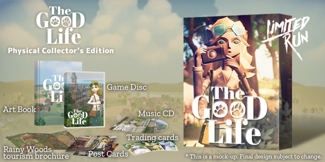 The Good Life is getting a physical release for Switch and PS4 from Limited  Run Games. $49.99–$84.99, open pre-orders until July 9th, 2023. Pre-orders  open on Friday June 9th, 10am ET. 