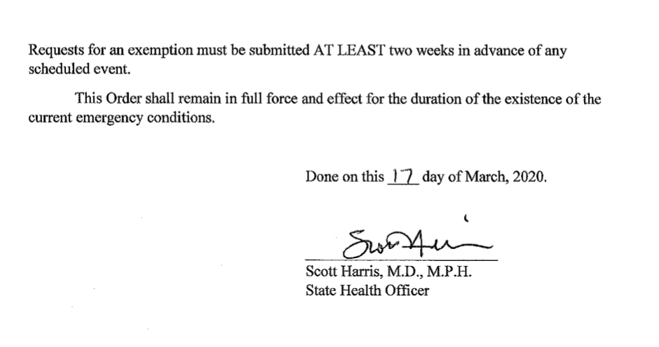 spann's tweet photo. Emergency order today from the Alabama State Health Officer for Blount, St. Clair, Walker, Shelby, and Tuscaloosa counties… this was already in effect for Jefferson County. https://t.co/4uZE4bqjYg