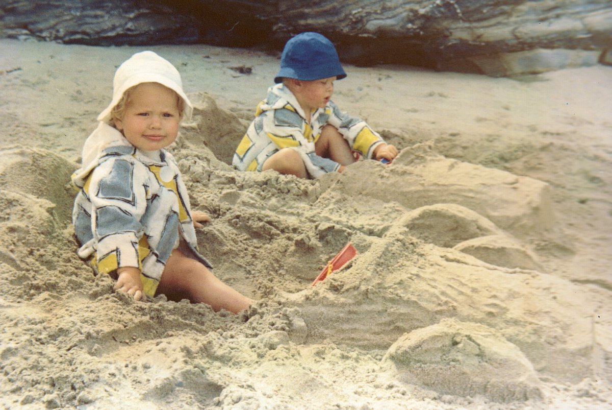 SalnPage's tweet photo. Portreath, Cornwall, 1967. With @ACPITServices, world's best sand-car driver. #fromwayback https://t.co/mrsohJ6I0c