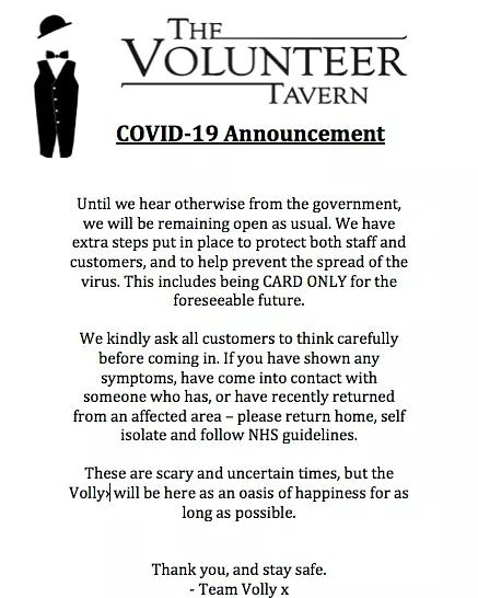 Check our socials for further updates regarding the #coronavirus outbreak. Stay safe.