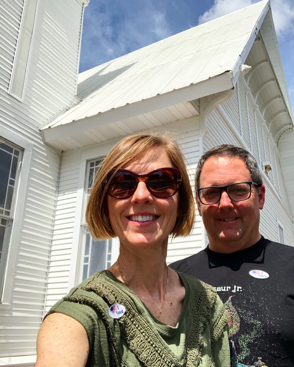 Wore green ✅ Voted ✅ Social Distanced ✅ together👫 #votefl #TuesdayMotivation #tinyturnertuesday #Teachers #StPatricksDay2020 #mdunn2020