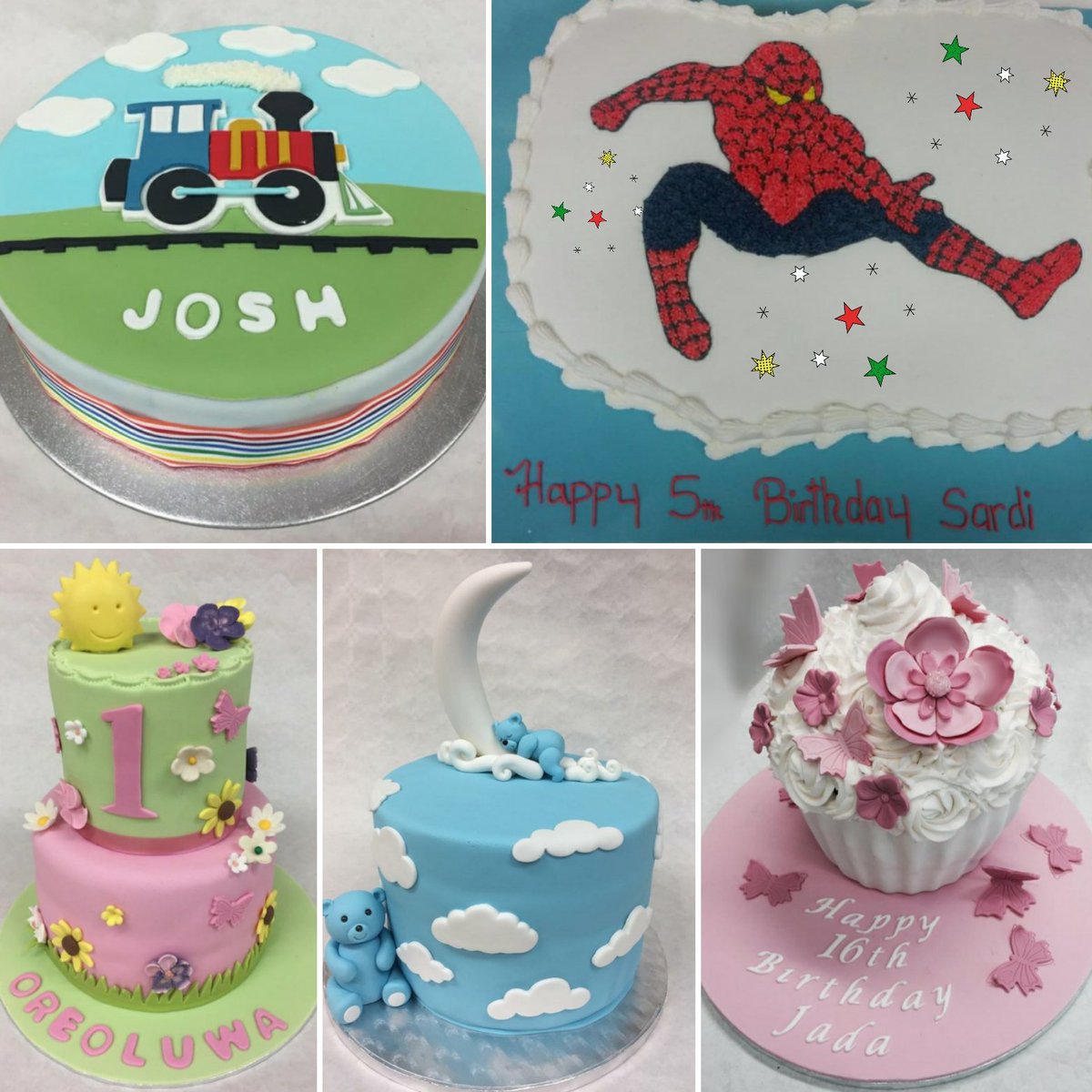 MyCakeAndMore's tweet photo. Here are some of our recent cake creations, and as it is the 17th March we would also like to wish everyone a Very Happy St Patrick's Day! ☘

#cakedecorating #handmadecake #bespokecakes #birthdaycake #cakesforchildren
#walthamforest #chingford #E4 #lovesouthchingford #shoplocal https://t.co/PgTNCjGiq1