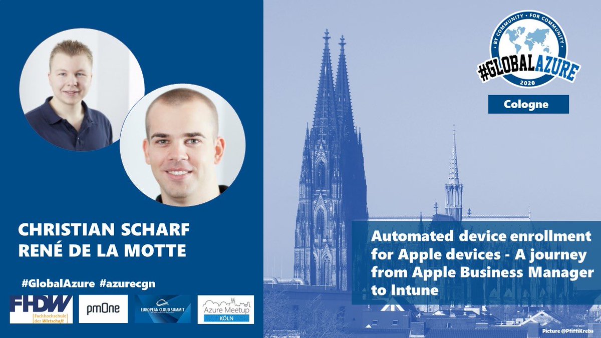 Aufgeschoben ist nicht aufgehoben! Auch wenn #GlobalAzure am geplanten Termin nicht stattfinden kann würden wir uns freuen euch am Ersatztermin zu unserer Session begrüßen zu dürfen. Sobald es neue Infos gibt melden wir uns. Bis dahin: bleibt gesund! #community #azure #intune
