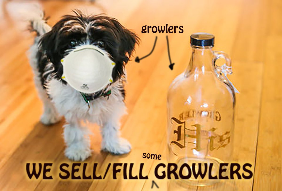 Happy (low key) St Patrick’s Day! Buy a drink and hang in the patio or alley. Or grab a growler to go! Open at 3! 🍀🦠🍀🦠