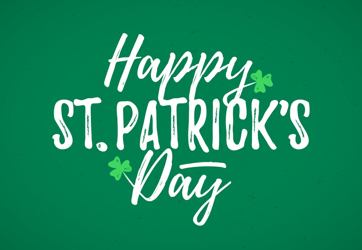 Happy St. Patrick's Day from our team to yours! 🍀
#StPatricksDay #StPatricksDay2020 #StPatrick