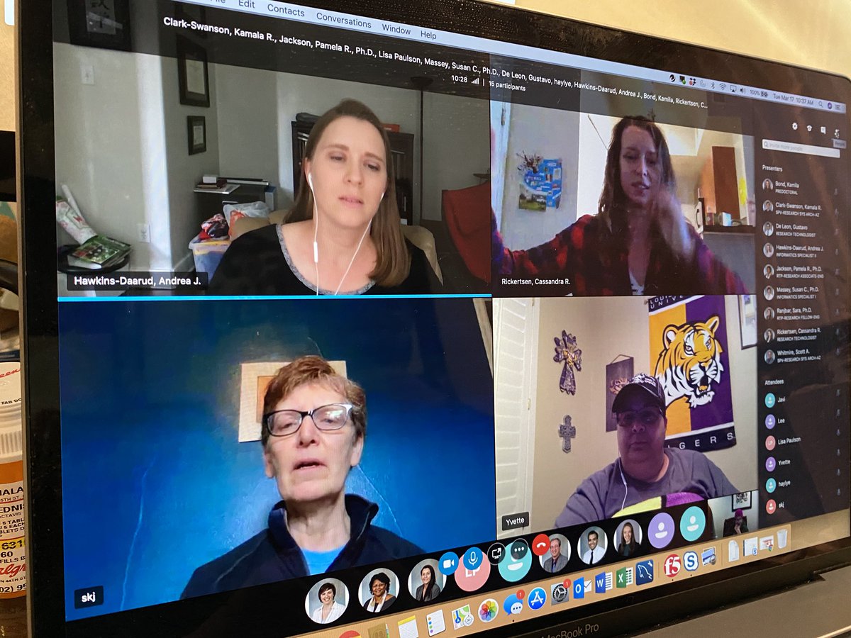 gliomath's tweet photo. Lab meeting in the time of #COVID19 @MayoCancerCare @MayoClinic https://t.co/hUfS9hKtv3
