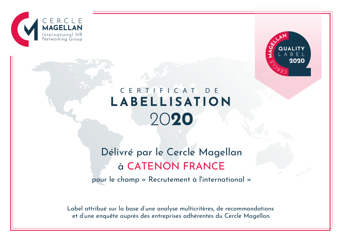 #Catenon has received the prestigious quality label of Cercle Magellan in France.  Congrats to our <a href="/ParisCatenon/">Catenon Paris</a> team!
@Sylvain_Boy 
#Goals #Team #Recruitment #Global
