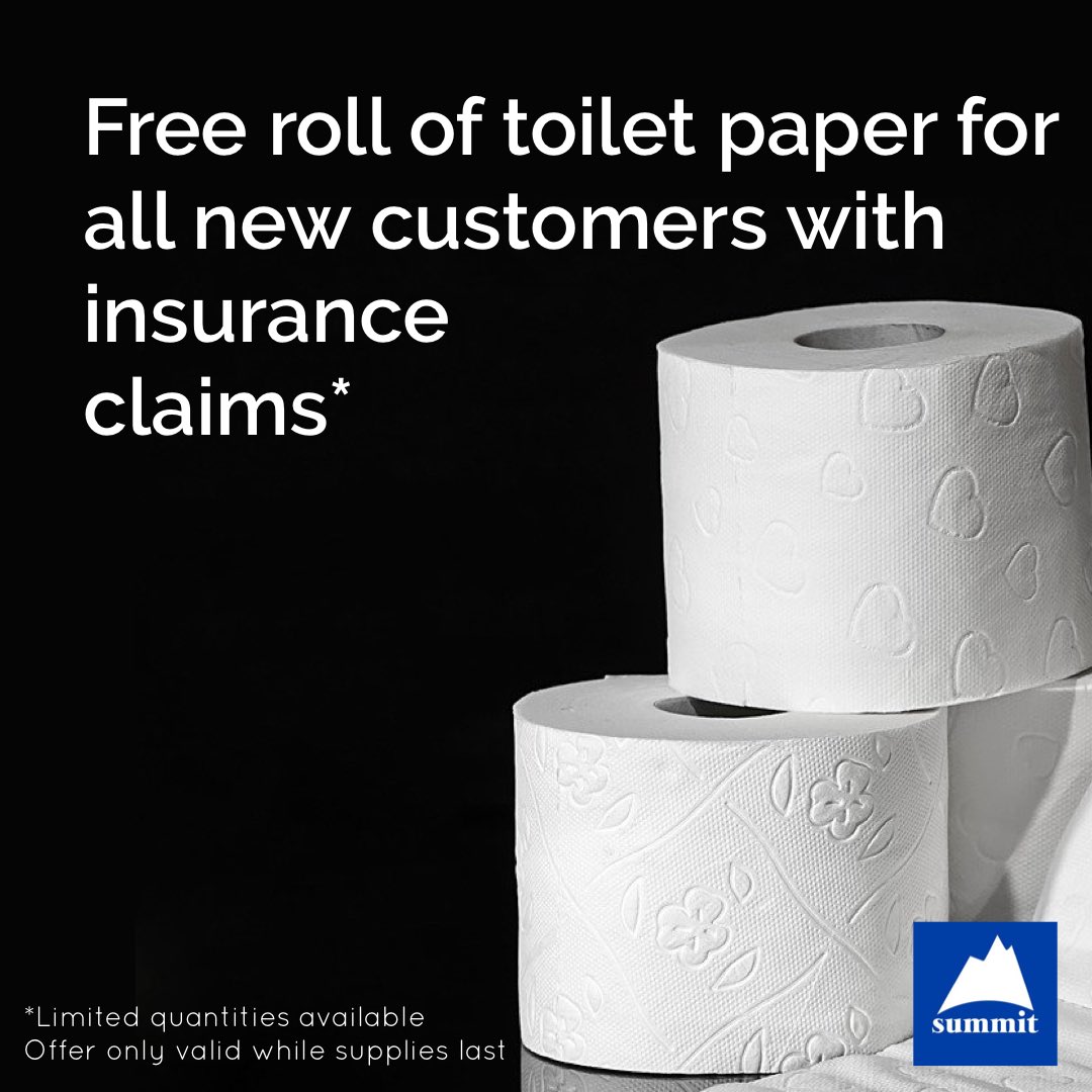 summit_clean's tweet image. You will not qualify if you purposefully cause property damage in order to receive this 

#toiletpapershortage #offer #oregon #coronamemes #stayhealthy
