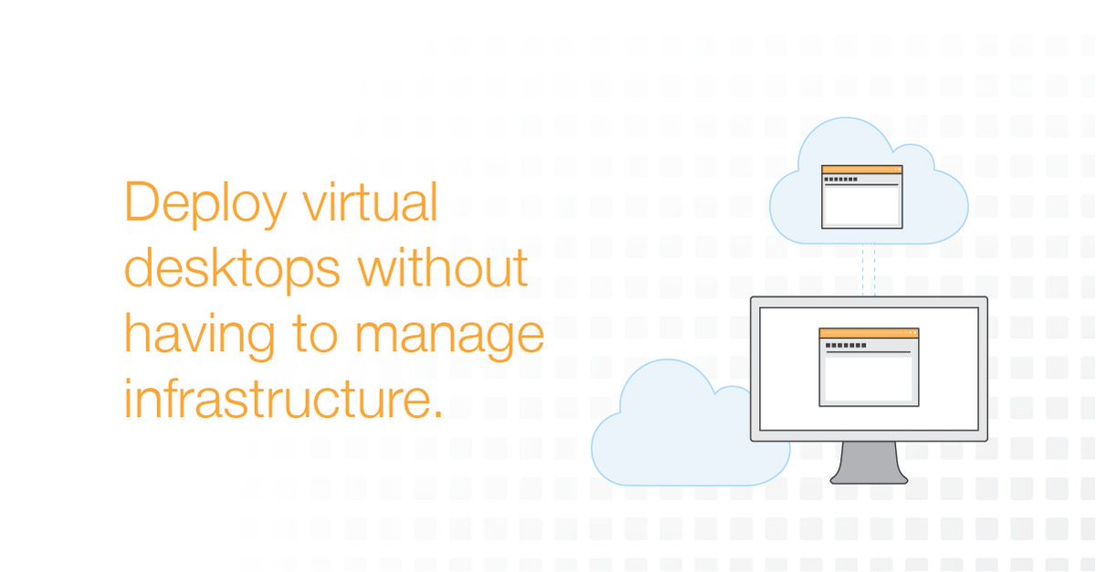 CloudLogicIT's tweet photo. Amazon WorkSpaces is an easy to deploy, Desktop-as-a-Service (DaaS). Unlike complex on-premises solutions, you can launch Amazon WorkSpaces in minutes. Contact CloudLogic at the link below to learn how. #remote #cloud #DaaS

https://t.co/HSyeqSZIzk https://t.co/L047wXhHU5
