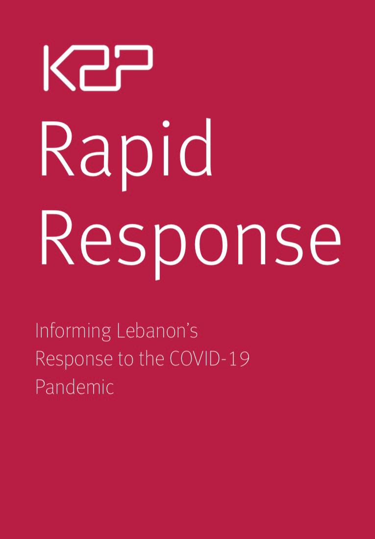 K2PCenter's tweet photo. In response to the Worst Public Health Crisis in #Lebanon and the World, K2P is pleased to publish the first Rapid Response Policy document that aims to inform and support collective societal response to the #COVID2019 Pandemic
Read more: https://t.co/56Qf7AuI0X https://t.co/15qFIXq0xN