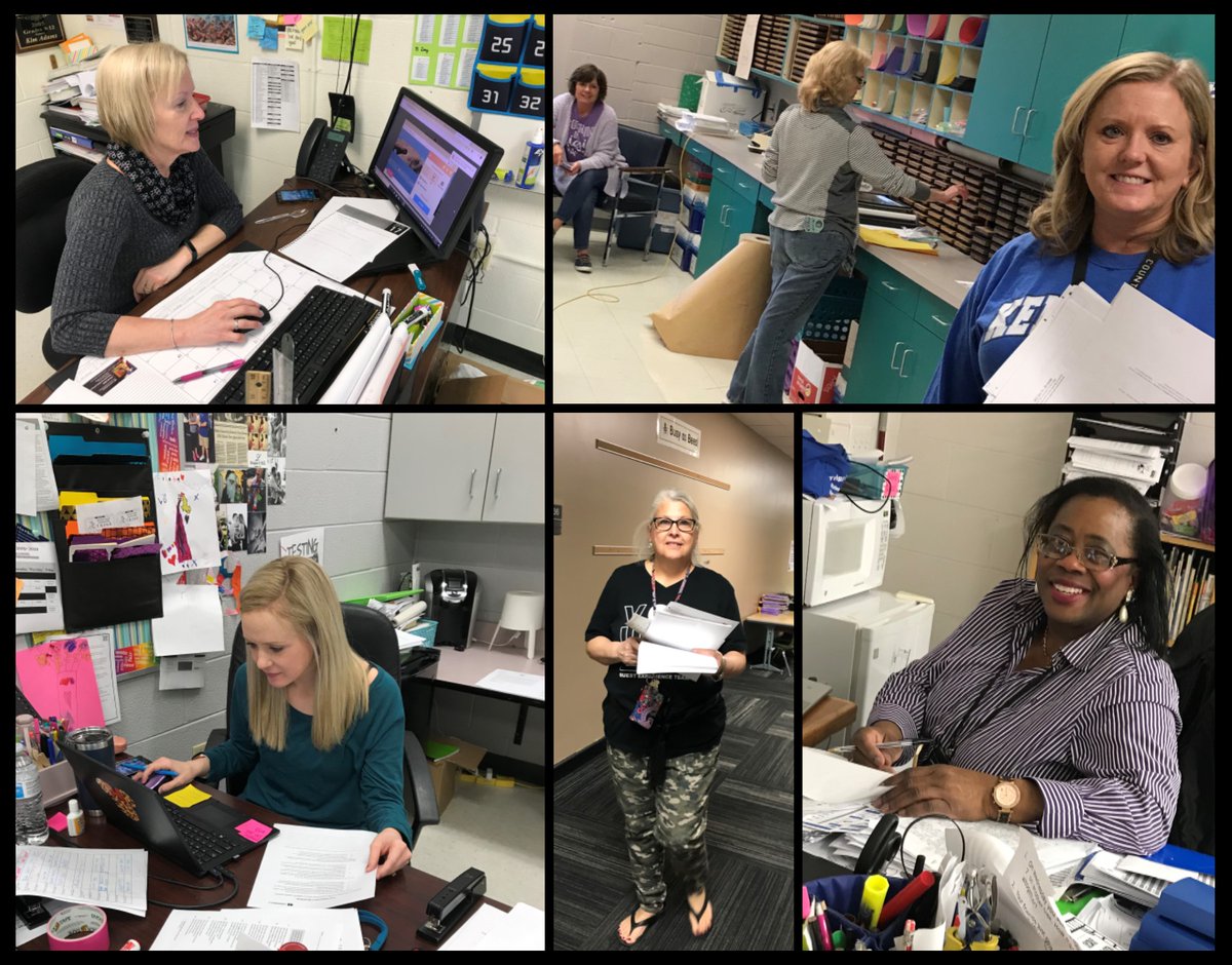 TriggSchools's tweet photo. It may not be traditional instruction...but @TriggSchools teachers are hard at work! Need help with NTI assignments? Please reach out to your teacher. For other questions, call the school office or central office.  We're here for you! #TriggSchools #TogetherKy #TeamKentucky https://t.co/yt8ybXwaTE