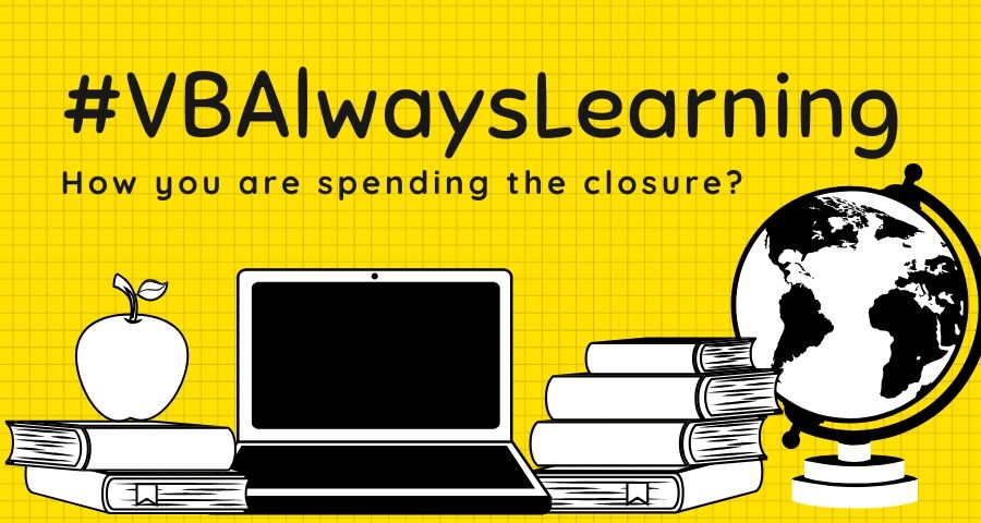 vbschools's tweet photo. Hey VBCPS family, we want to hear from you! Show us what you are working on and how you are spending the closure using the hashtag #vbalwayslearning. We are #vbstrong and will get through this together! #WeAreVBSchools https://t.co/IECDTCbIpS