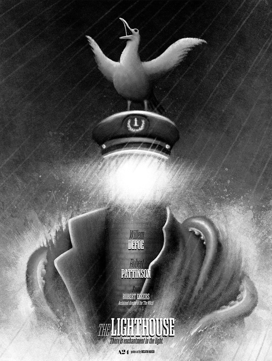 PosterSpy's tweet photo. The Lighthouse (2019) poster uploaded by @MelFiles 
View HQ: https://t.co/APlOUZv6VS
#TheLighthouse #MoviePosters #PosterSpy https://t.co/hrxKrYrFfP